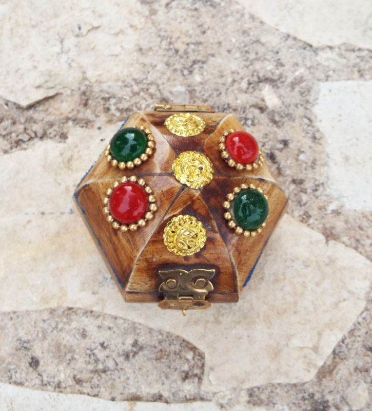 Bone Box Handmade Trinket Chest Carved Jewelry Box Antique Vintage
