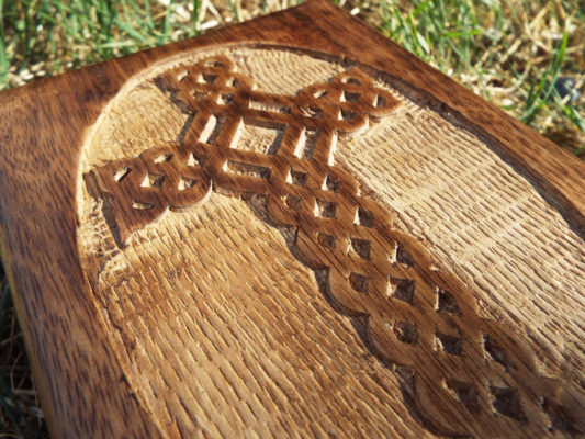 Box Cross Wooden Crucifix Celtic Mango Tree Jewelry Knot Handmade Symbol Carved Eco Friendly Home Decor Trinket