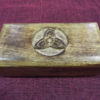 Box Wooden Mango Tree Triquetra Celtic Jewelry Handmade Carved Eco Friendly Treasure Chest Home Decor Trinket 6
