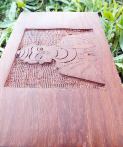 Buddha Box Handmade Wooden Chest Mango Tree Wood Jewelry Symbol Buddhism Buddhist Eco Friendly