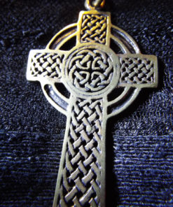Cross Pendant Crucifix Bronze Symbol Celtic Magic Handmade Jewelry Necklace 2