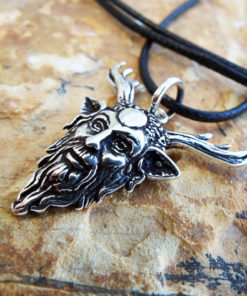 Dionysus Panas Pendant Silver Handmade Necklace Sterling 925 Ancient Greek God Symbol Gothic Jewelry