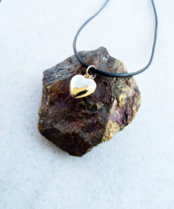 Heart Pendant Gold Handmade Necklace 14K Vintage Antique Love Jewelry Valentine Valentine's Day