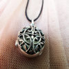 Locket Pendant Silver Sterling 925 Necklace Handmade Antique Vintage Jewelry