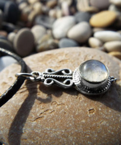 Moonstone Pendant Silver Handmade Gemstone Sterling 925 Necklace Boho Antique Vintage Gothic Dark