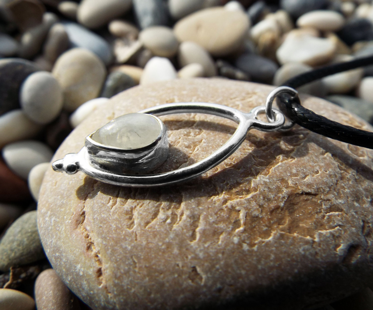 birthstone locket, moonstone pendant, zodiac silver pendant, cancer rashi  stone, white stone pendant, zodiac locket – CLARA