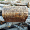 Owl Box Wooden Handmade Trinket Bird Animal Symbol Carved Jewelry Chest Casket Wood