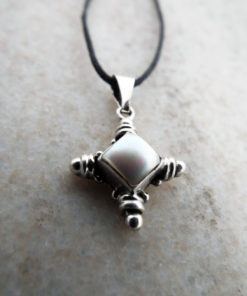Pearl Pendant Silver Sterling Handmade Necklace 925 Sea Ocean Jewelry Precious Cancer Gemini Zodiac