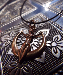 Pendant Bronze Jewelry Symbol Astra Godess Astraea Star Maiden Star Goddess Nature Greek Mythology Necklace Protection