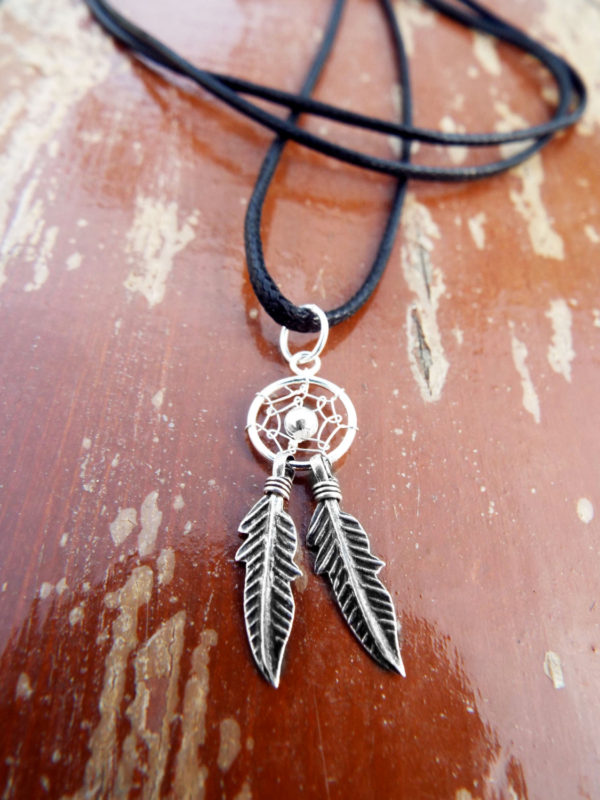 Pendant Dreamcatcher Sterling Silver Handmade Necklace 925 Indian Native American 8