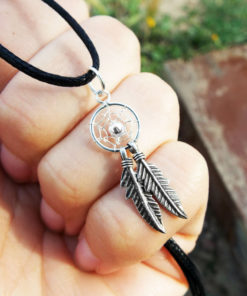 Pendant Dreamcatcher Sterling Silver Handmade Necklace 925 Indian Native American 8