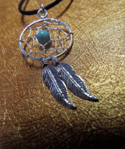 Pendant Dreamcatcher Sterling Silver Handmade Necklace 925 Turquoise Gemstone Indian Native American 4