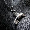 Pendant Silver Bird Hummingbird Sterling Handmade 925 Wings Freedom Free Spirit Animal Necklace Jewelry