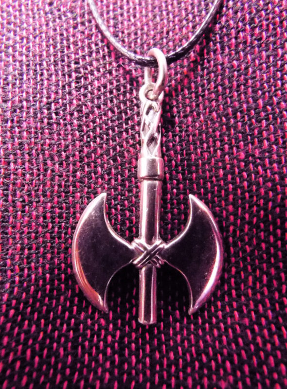 Pendant Silver Labrys Double Axe Symbol Sterling Handmade Ancient Greek 925 Necklace Jewelry 1
