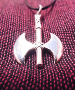 Pendant Silver Labrys Double Axe Symbol Sterling Handmade Ancient Greek 925 Necklace Jewelry 1