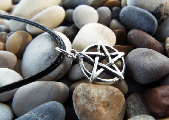 Pentagram Pendant Handmade Silver Sterling 925 Necklace Gothic Wiccan Magic Pagan Protection 3 Jewelry
