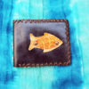 Purse Wallet Pouch Leather Case Fish Handmade Pocket 3
