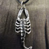 Scorpio Pendant Silver Scorpion Zodiac Handmade Symbol Sterling 925 November Star Sign Jewelry