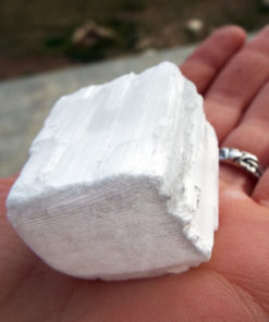 Selenite Gemstone Rough Stone Faceted Rock Natural Untouched Spiritual Healing Solid