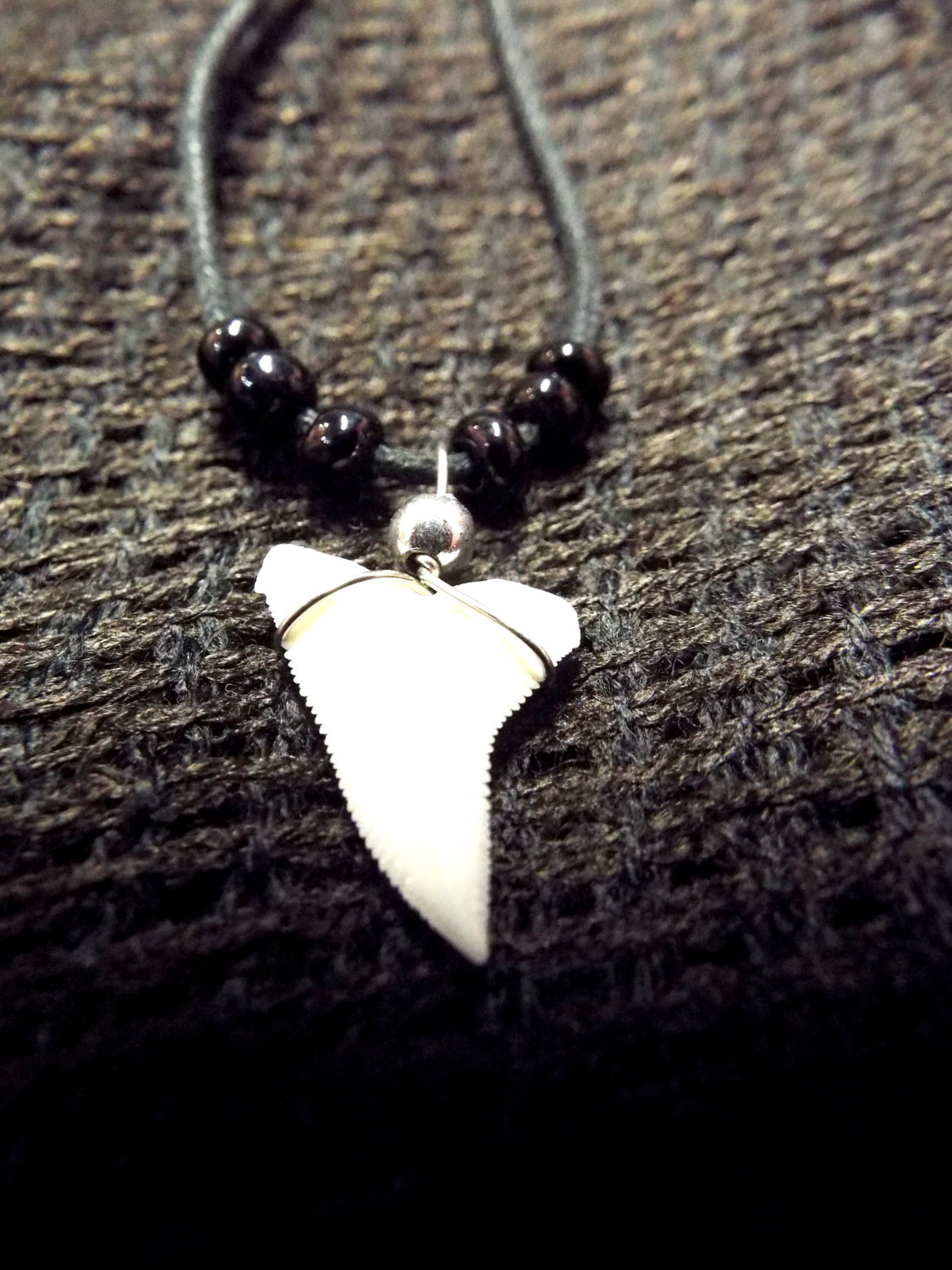 Shark Tooth Necklace for Men - Authentic Real Fossil Shark Pendants on  Braided Leather Necklaces - Mens Necklace - Gifts for Men - Mens jewelry -  Fashion Jewelry for Men, Leather :