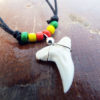 Shark Tooth Necklace Pendant Jamaican Handmade Real Jewelry Sea Ocean Beach