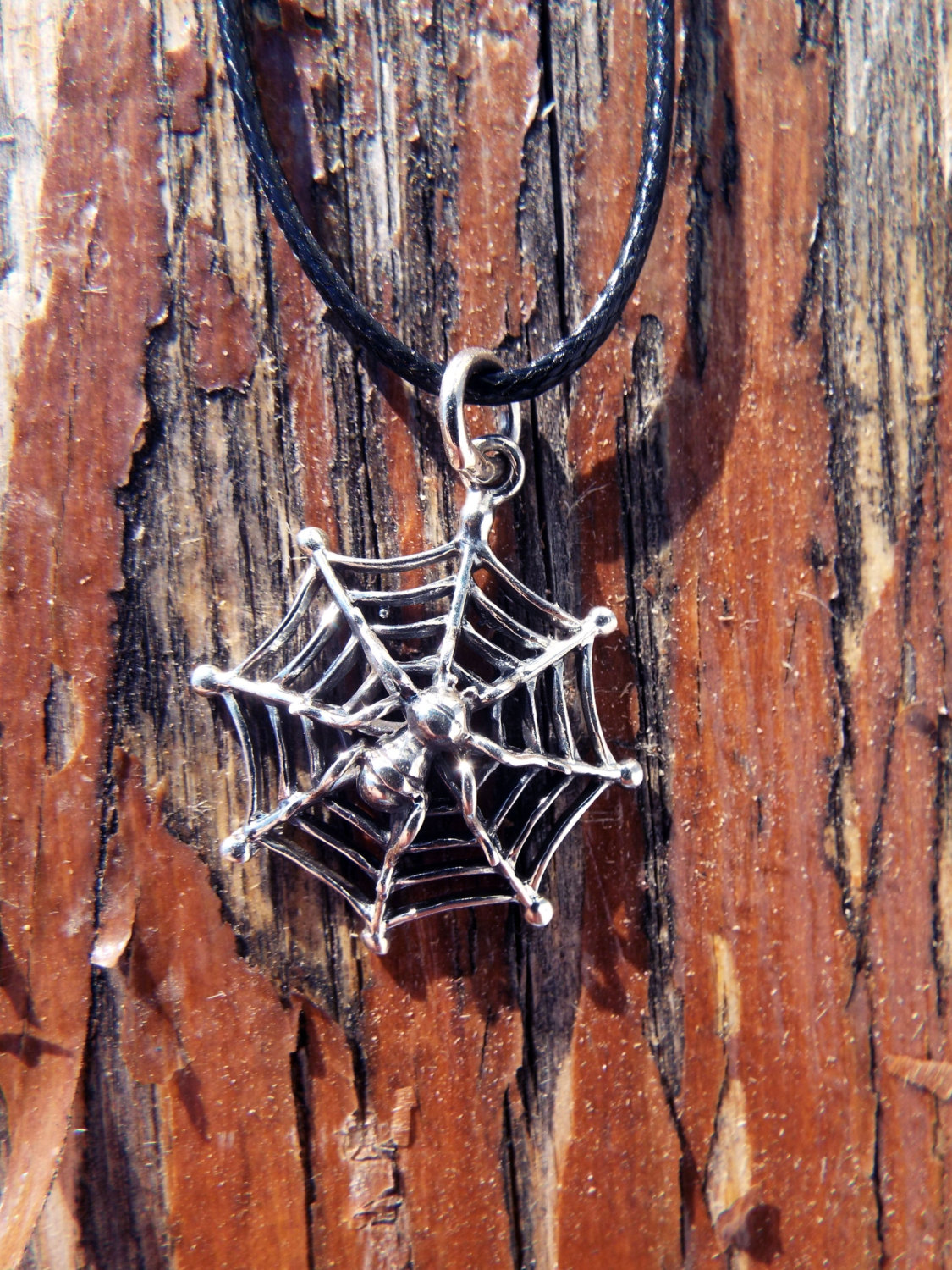 Dark Silver Web Jewels