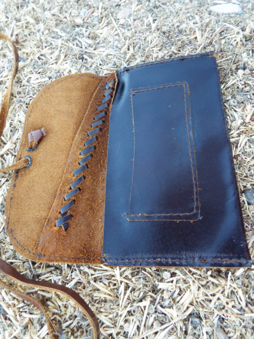 Tobacco Pouch Leather Case Handmade Genuine Leather Smoking Rolling Cigarettes Pocket