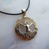 Tree of Life Celtic Pendant Protection Handmade Necklace Gothic Dark Jewelry Symbol Bronze