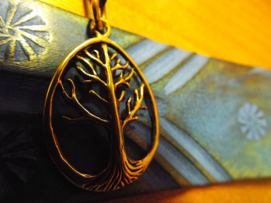 Tree of Life Pendant Bronze Celtic Necklace Handmade Jewelry Symbol