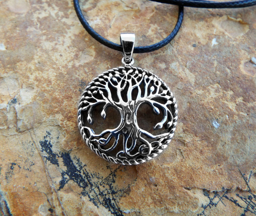 Tree of Life Pendant Silver Protection Handmade Celtic Sterling 925