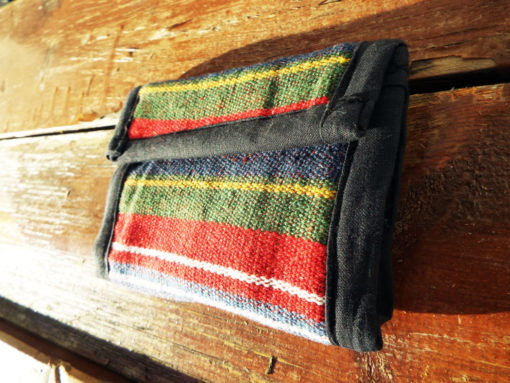 Wallet Handmade Purse Pouch Unisex Pure Cotton Hippie Bohemian Striped
