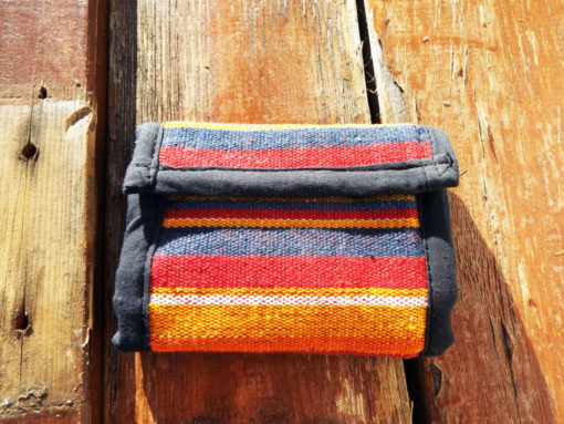 Wallet Handmade Purse Pouch Unisex Pure Cotton Hippie Bohemian Striped