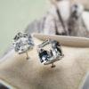 Zircon Earrings Studs Silver Gemstone Sterling 925 Stone Diamond Handmade Jewelry σκουλαρικια ζιργκον