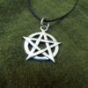 Pentagram Pendant Handmade Silver Sterling 925 Necklace Gothic Wiccan Magic Pagan Protection Jewelry 2