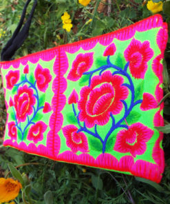 Wallet Handmade Purse Flower Pouch Floral Pure Cotton Hippie Bohemian