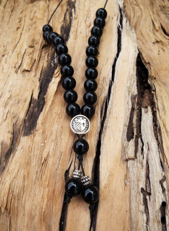 Black Onyx Komboloi Greek Worry Beads Prayer Beads Rosary Beads Turkish Tasbih Handmade Gemstone