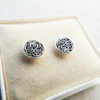 Celtic Earrings Studs Silver Handmade Sterling 925 Gothic Dark Jewelry