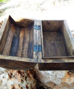 Dragon Celtic Chest Box Handmade Wood Mango Tree Eco Friendly Gothic Symbol Jewelry Treasure