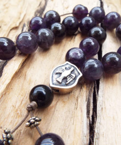 Komboloi Greek Worry Beads Amethyst Prayer Beads Rosary Beads Turkish Tasbih Handmade Gemstone