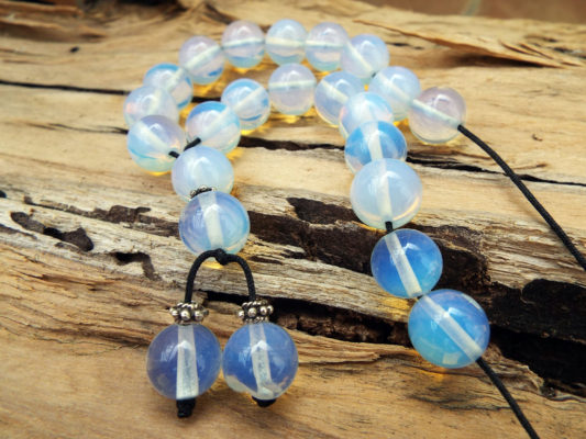 Komboloi Greek Worry Beads Opalite Prayer Beads Rosary Beads Turkish Tasbih Handmade Gemstone