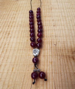 Komboloi Greek Worry Beads Red Agate Prayer Beads Rosary Beads Turkish Tasbih Handmade Gemstone