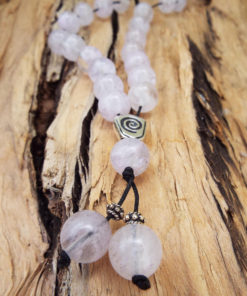 Komboloi Greek Worry Beads Rose Quartz Prayer Beads Rosary Beads Turkish Tasbih Handmade Gemstone