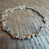 Pentagram Bracelet Silver Handmade Sterling 925 Gothic Dangle Wiccan Jewelry