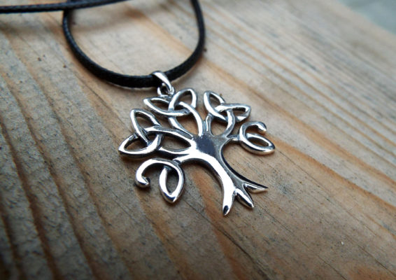 Tree of Life Pendant Silver Handmade Necklace Sterling 925 Celtic Jewelry Symbol
