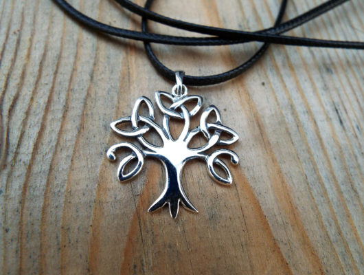 Tree of Life Pendant Silver Handmade Necklace Sterling 925 Celtic Jewelry Symbol