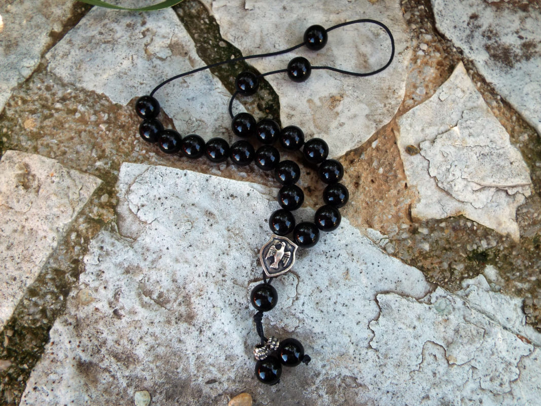 Black Onyx Komboloi Worry Prayer Beads Tasbih Rosary