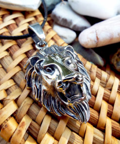 lion stainless steel pendant
